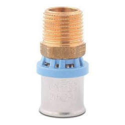 UNIÓN RECTA C/ROSCA MACHO Ø16x1/2"         