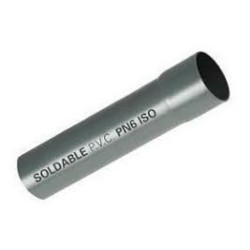 TUBO PVC SOLDABLE CL 10 DIAM 40 x 5 mts. PN10