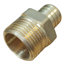 Racor recto con RM 3/4" X 3/4"