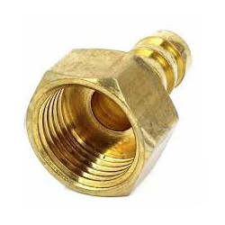 Racor recto con RH 1/2" X 1/2"