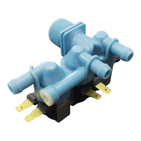 ELECTROVALVULA SAMSUNG CELESTE 1 ENTRADA 2 SALIDAS 3 BOBINAS