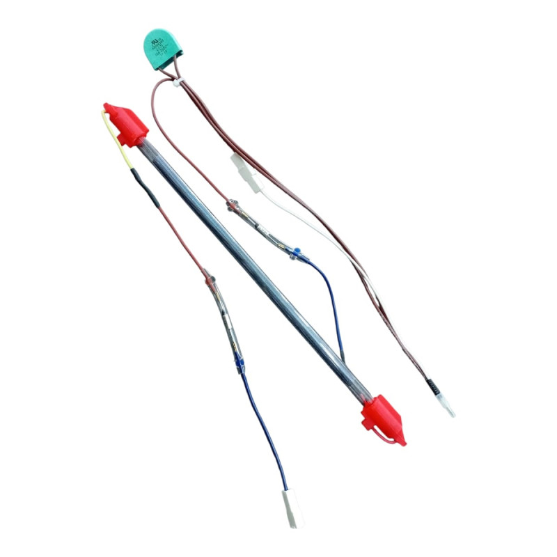 RESISTENCIA VIDRIO CON ARNES BIMETAL Y FUSIBLE