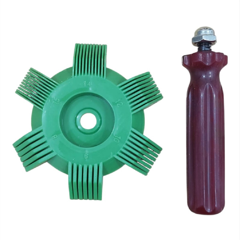 PEINE PLASTICO ENDERAZADOR ALETAS AVEPORADORA