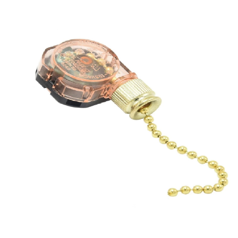 INTERRUPTOR VENTILADOR DE TECHO CADENITA LLAVE 3 VELOCIDADES