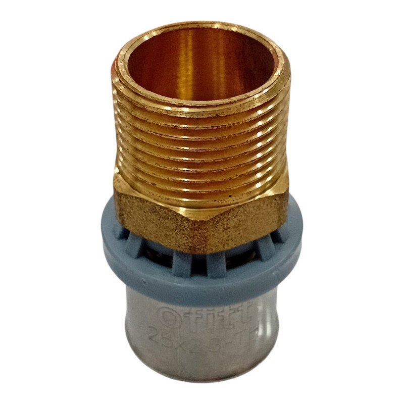 UNIÓN RECTA C/ROSCA MACHO Ø25x3/4"