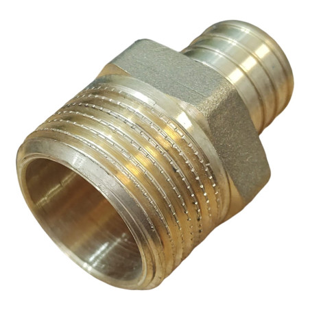 Racor recto con RM 3/4" X 1/2"