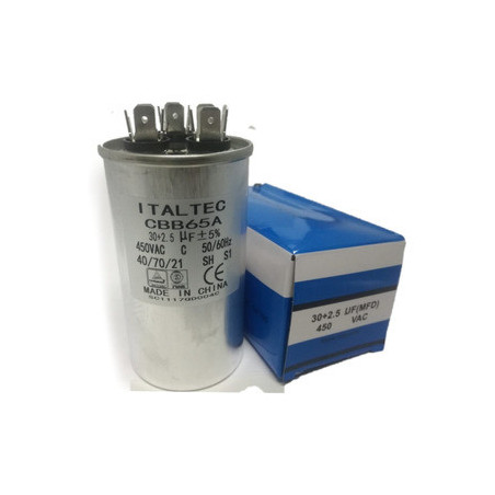 CAPACITOR 30+2.5uF 450V