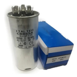 CAPACITOR DUAL 35+4 UF X 450V